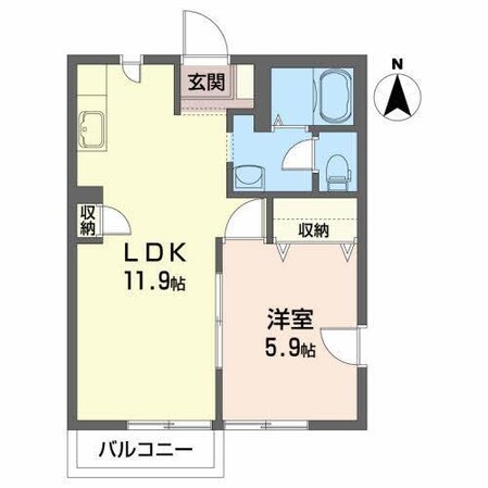 Ｋ・Ｓマンハイムの物件間取画像